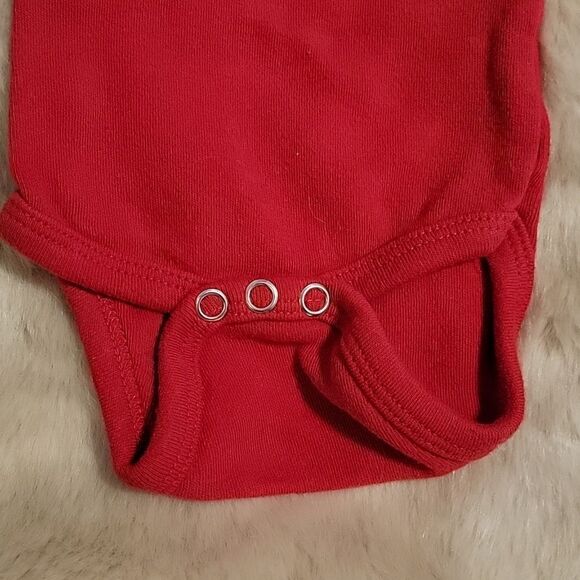 DR. SEUSS "THING 1" RED ONESIE, SIZE NEWBORN - Picture 3 of 5